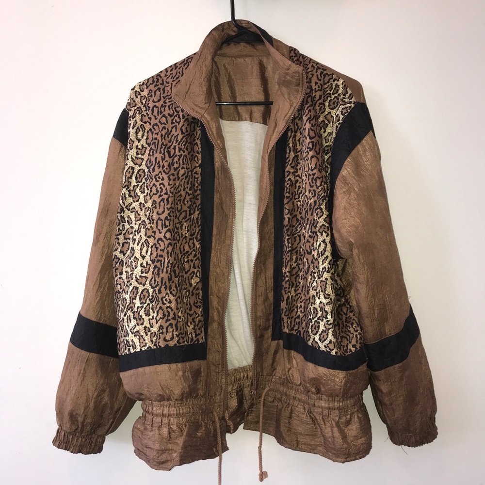 Leopard print jacket